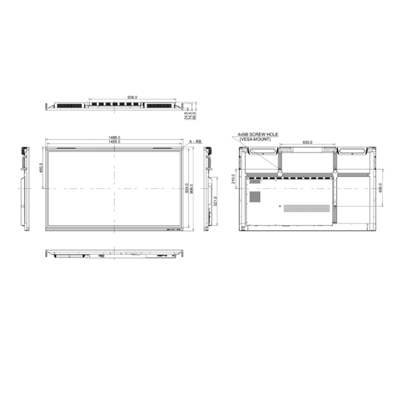 MONITOR INTERAKTYWNY IIYAMA PROLITE TE6514MIS-B2AG 65" - obrazek 3
