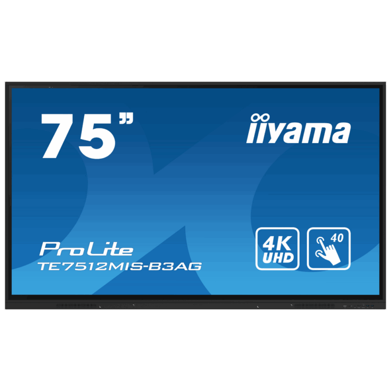 MONITOR INTERAKTYWNY IIYAMA PROLITE TE7512MIS-B3AG 75"