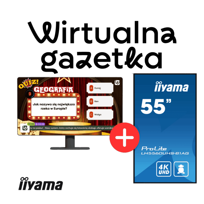 WIRTUALNA GAZETKA SZKOLNA - WERSJA Z MONITOREM DS 55"