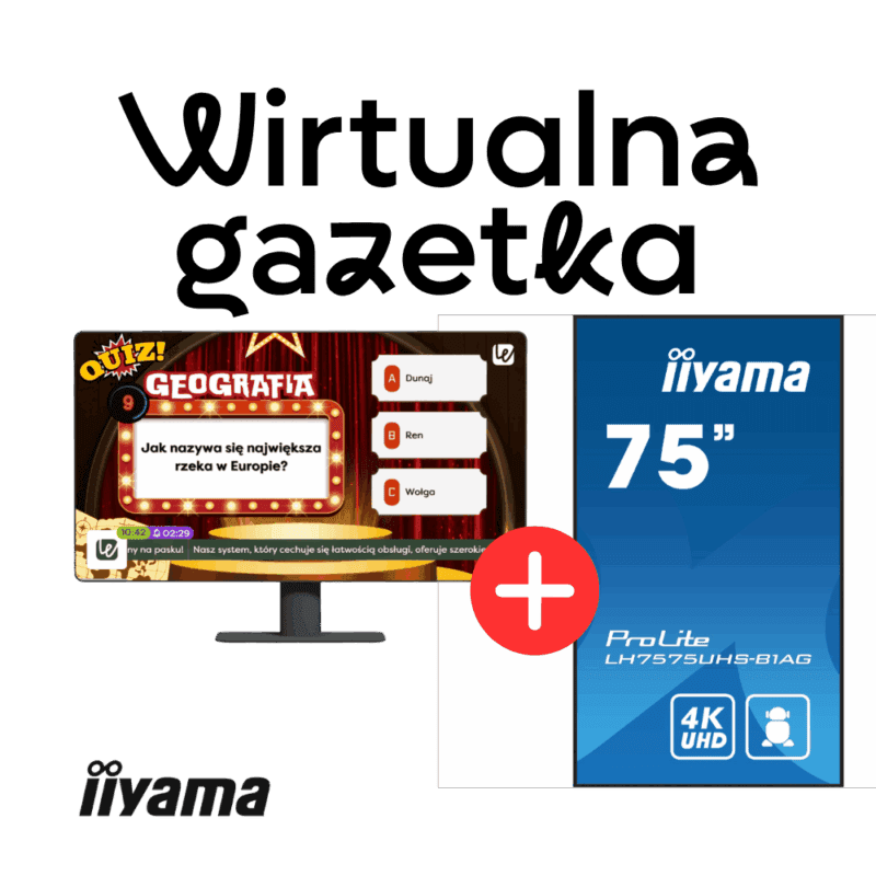WIRTUALNA GAZETKA SZKOLNA - WERSJA Z MONITOREM DS 75"